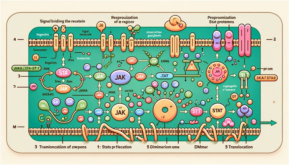 This....is....insane!!! All figures in this paper DALL-E generated nonsense 🙃 I especially love the Jak Stat pathway in figure 2. Could be cool on a T-shirt.
