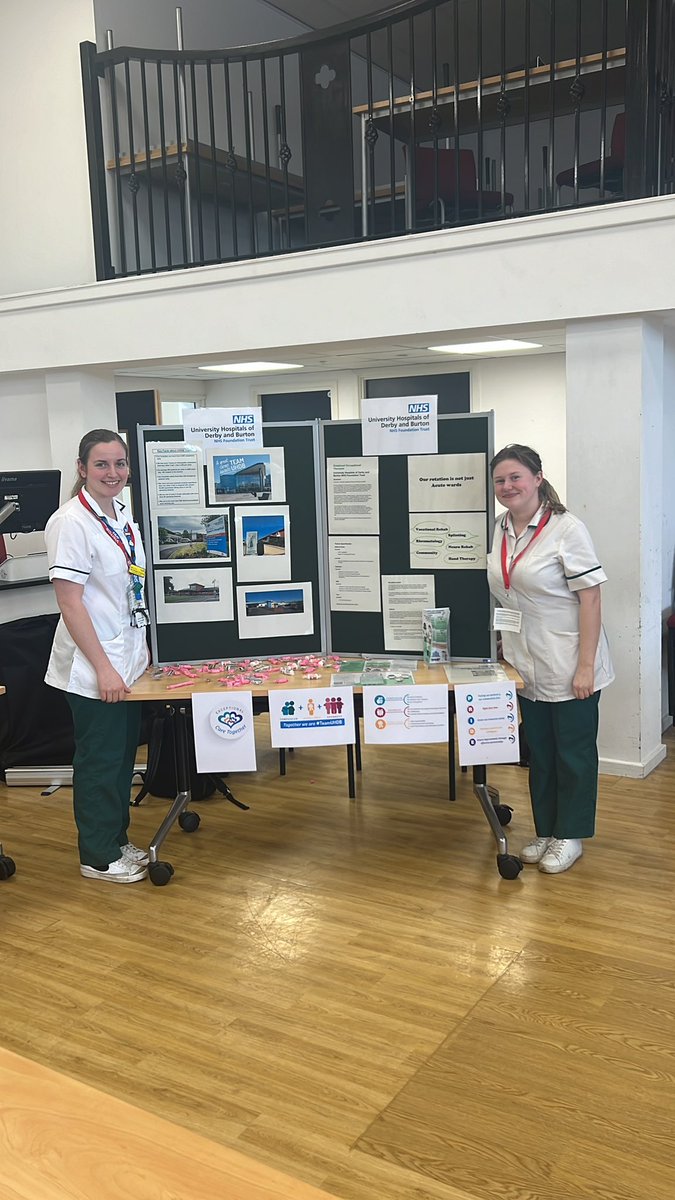 HelenHands_'s tweet photo. Speaking about the varied OT rotation and OT opportunities @UHDBTrust at @DerbyUni job fair today. Excited to hopefully see some of the lovely students in the future @UHDBAHPs @DerbyshireAHP https://t.co/bi2kPEbTXe