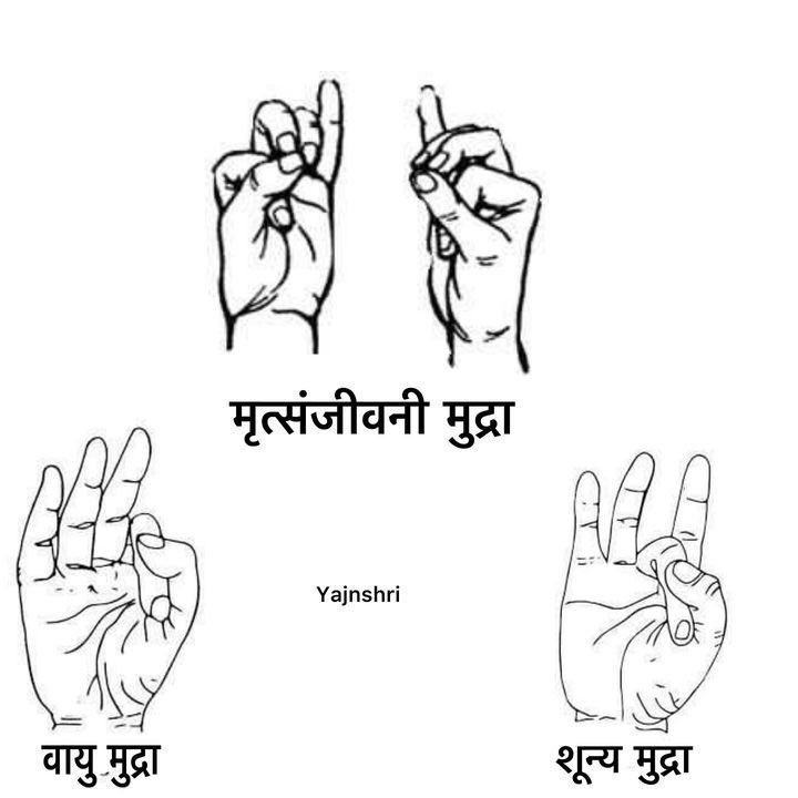 चमत्कारी योग मुद्रायें एवं क्रियायें और मृतसंजीवनी मुद्रा क्यूँ संजीवनी है #thread मानव शरीर प्रकृति की सर्वोतम कृति है। प्रकृति ने मानव शरीर को अपने में पूर्ण बनाया है। हाथ की पांचों अंगुलियां ही पंच तत्व हैं। पहली अंगुली वायु, मध्यमा आकाश, अनामिका पृथ्वी, कनिष्ठिका सबसे