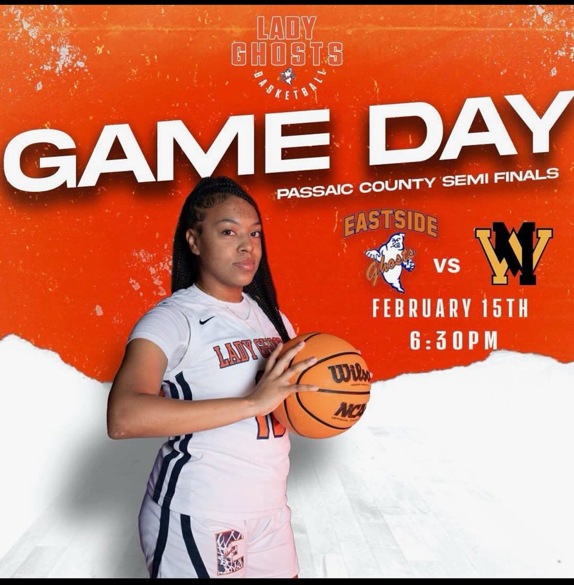 GAMEDAY!!! Passaic County Tournament Semi Finals 📍: Eastside High School ⌚️: 6:30pm 🆚: West Milford #GlissonStrong💜 #JustUs #LLR🕊️