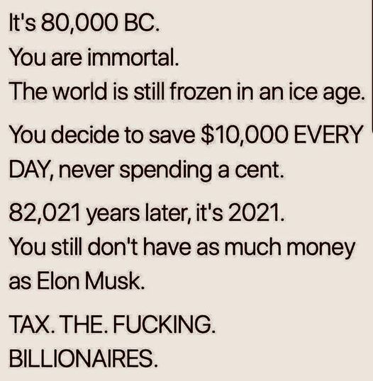 HiveSci's tweet image. Billionaires shouldn't be a thing.