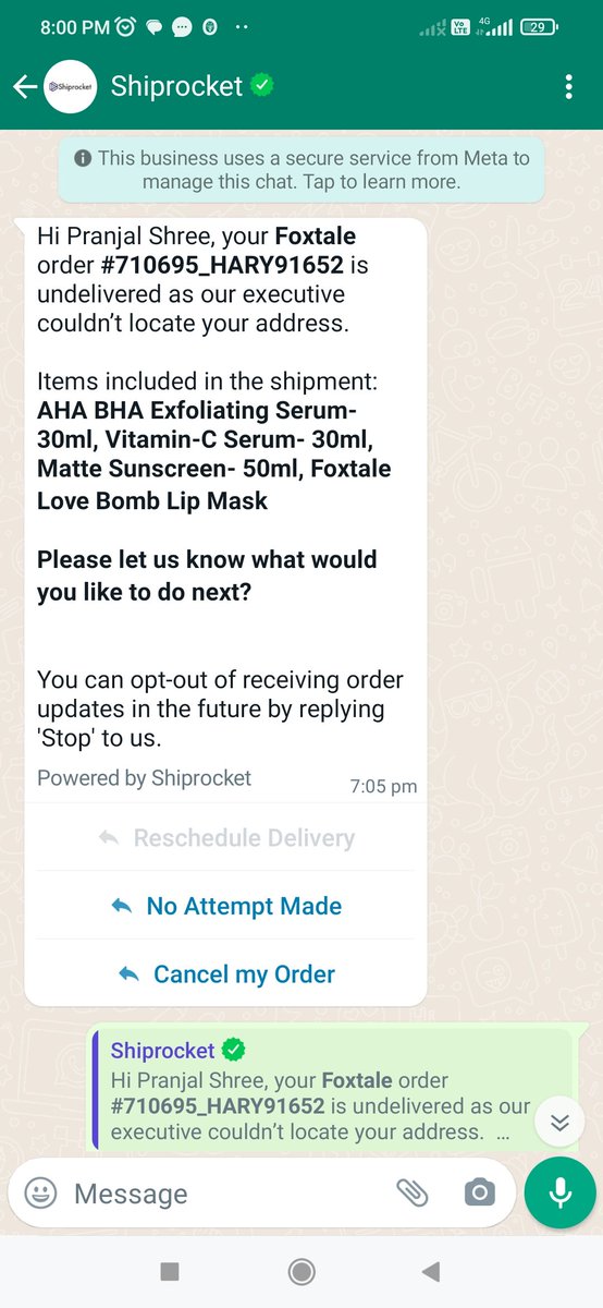 pranjalshree's tweet photo. Really Ship Rocket couldn't find the address? Strange @ShiprocketIndia https://t.co/Eh3Oi0ZeEa