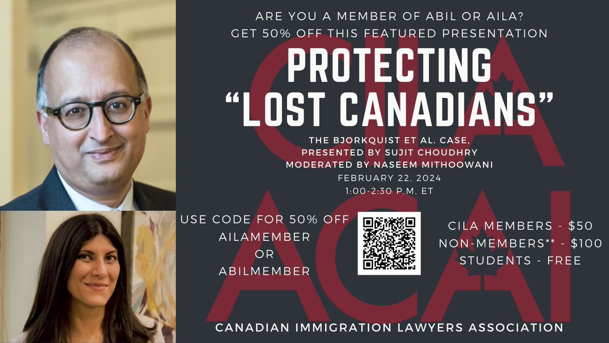 Canadian Immigration Lawyers Association tweet media