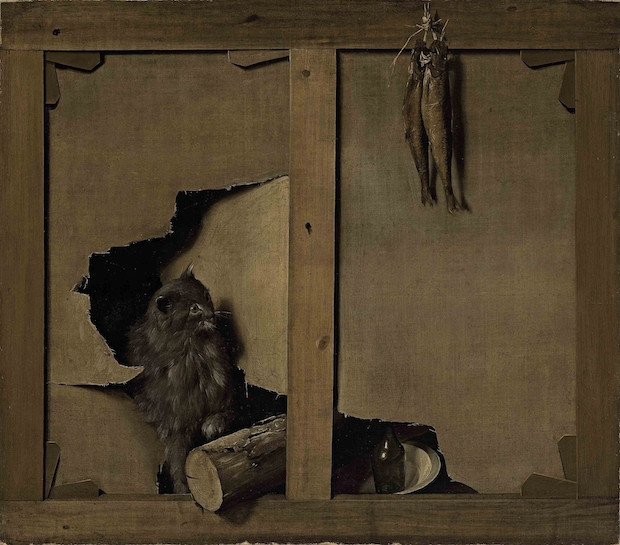 RembriBarrocho's tweet photo. El gato goloso atravesando la tela para comerse los arenques, de Louis-Léopold Boilly (c1800, colección particular de Farida y Henry Seydoux, en París) es uno de los trampantojos más originales de su autor. Vamos a conocerlo.
#Reversos https://t.co/ihYKjpphd8