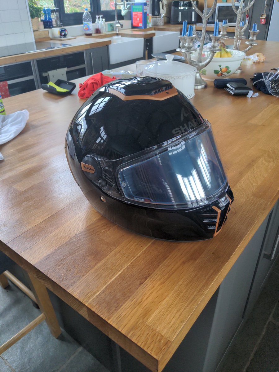 New helmet day, from @InfinityMoto in Christchurch.