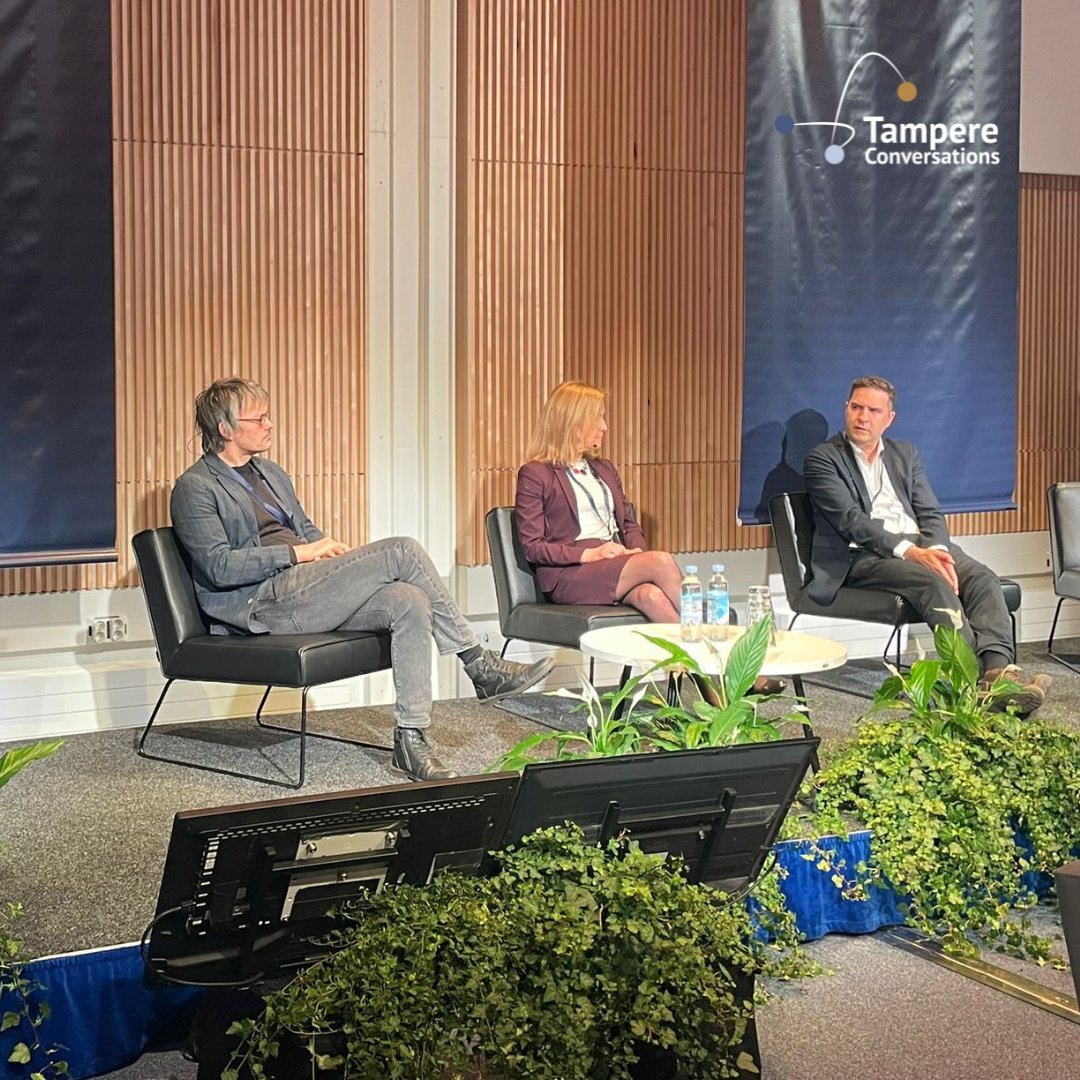 To maximize the benefits of AI, it must be widely adopted across all processes.  Companies should boldly invest in experimenting with innovative ideas. 
<a href="/VirkkunenRiikka/">Riikka Virkkunen</a>
, <a href="/JoniKamarainen/">Joni Kämäräinen</a> and Pentti Peisa discussing AI and productivity from a business perspective.