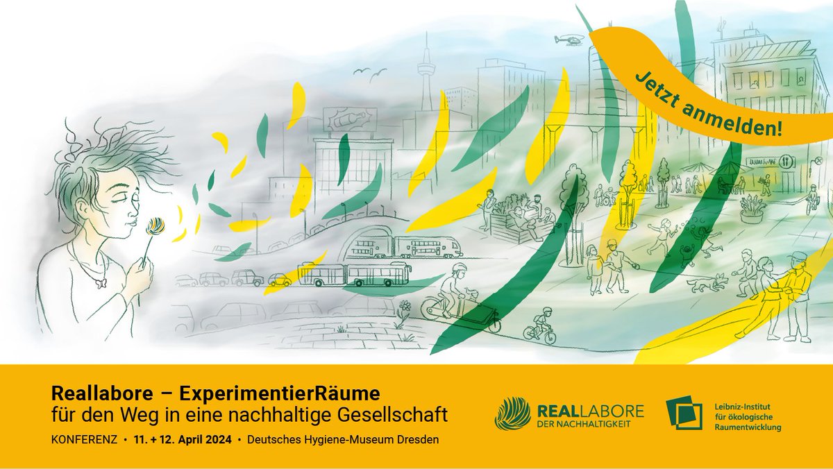 📢Das detaillierte Programm für die Konferenz der Reallabore der Nachhaltigkeit #RLNK in Dresden ist nun online 📢die Anmeldefrist verlängert bis 23. Februar 2024! Mehr erfahren und anmelden 👉🏻 ioer.de/veranstaltunge…
#Nachhaltigkeit #SustainabilityTransition