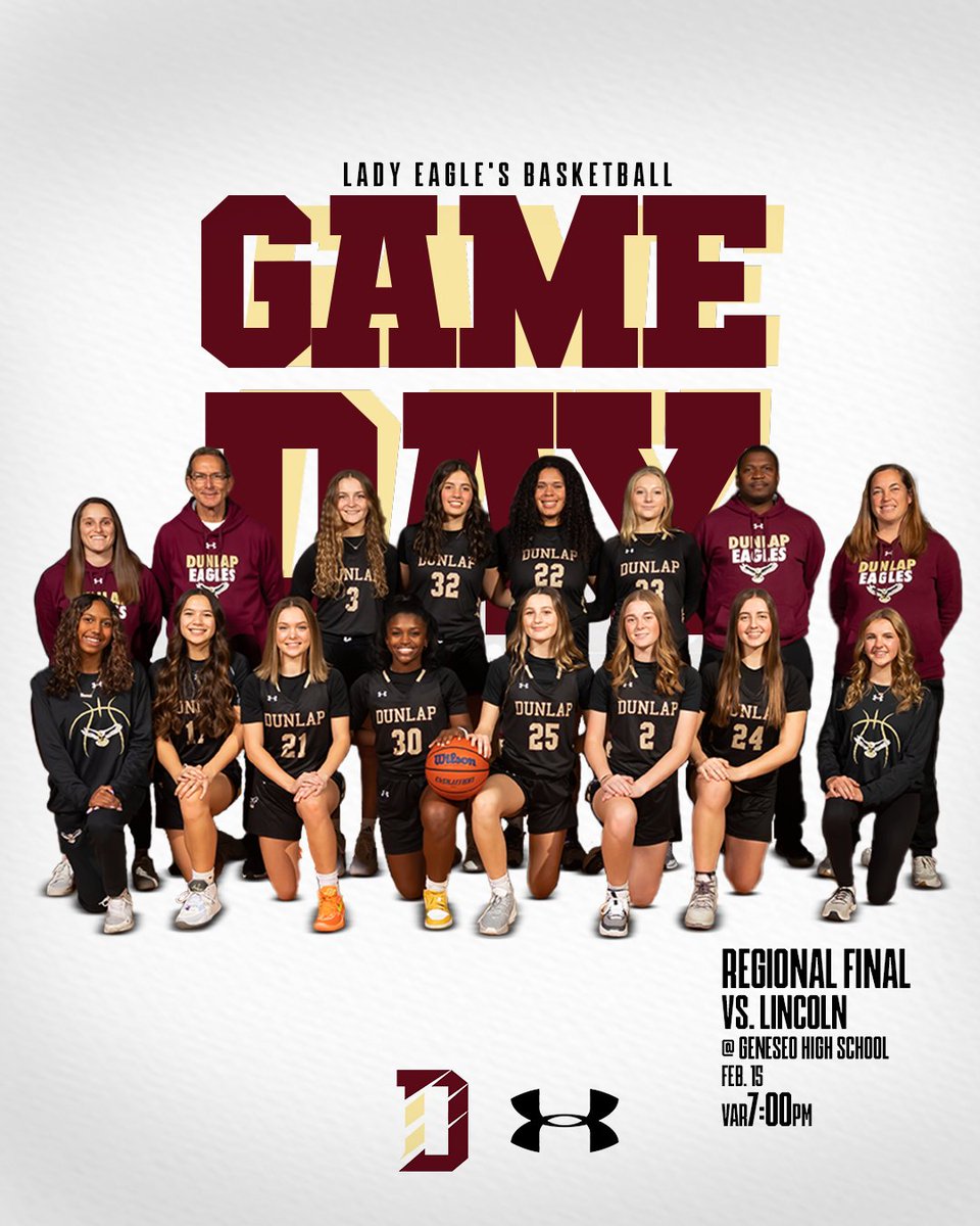Game Day! Regional Championship Day! Good Luck Lady Eagles!