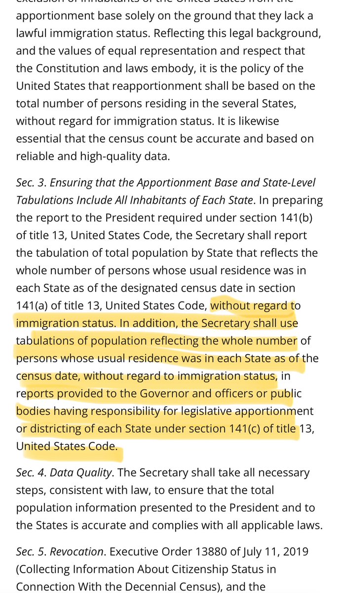 🚨🚨🚨 Executive Order 13986 is the reason why millions of illegals are flooding America. In 2030, impacted states will be appropriated additional Representatives to the House due to the counting of illegal immigrants. If America doesn’t elect a President who will nullify this…