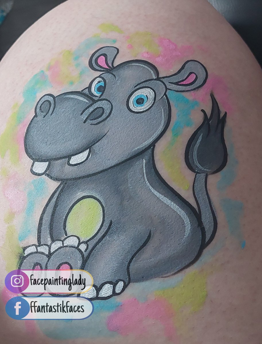 FantastikFaces's tweet photo. #NationalHippopotamusDay! They are the 3rd largest mammal to live on land. The love the water, but run up to 19 mph!  #burtonontrent #derby #tamworth #Swadlincote #ashby #Lichfield #tamworth #suttoncoldfield  #Derbyshire #Staffordshire #gtxfacepaint #thefacepaintingshop https://t.co/XNBVDwsl5z