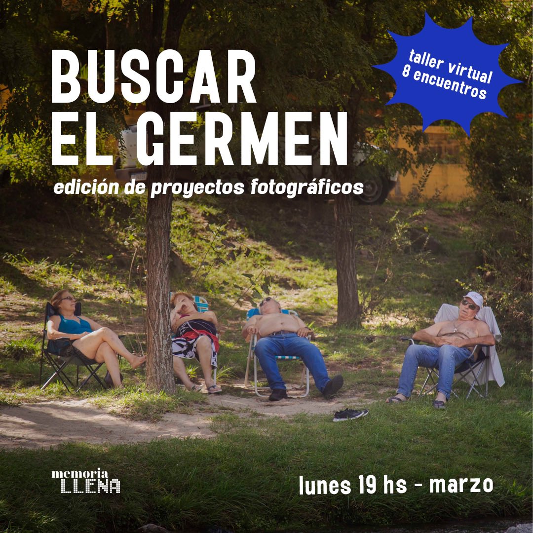 Abrimos un taller nuevo virtual que comienza en marzo. Ver fotos, desaforar el archivo personal, encontrarnos 🫂

Si pueden compartir me hacen un favor enorme.