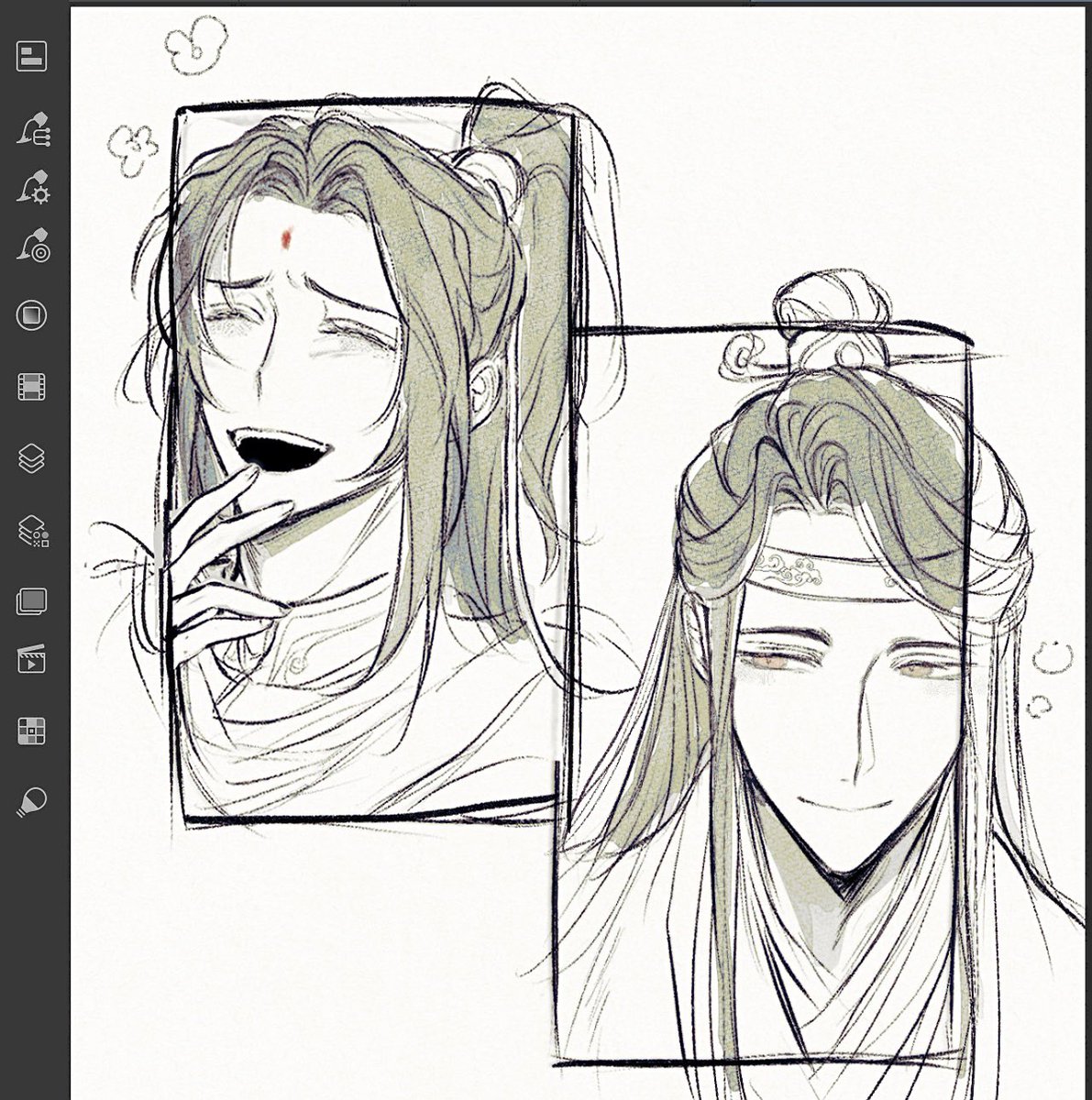 #曦瑶
I finally pull through myself and draw the side ship i like