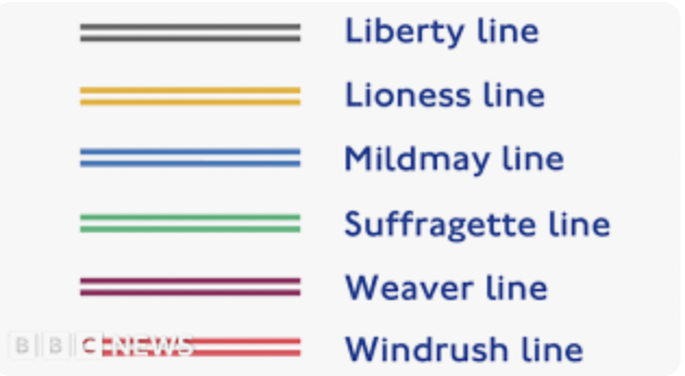 Dizzyingly surreal to see a country in which both parties are completely beholden to the most reactionary discourse imaginable about unsanctioned 'small boat' arrivals into Britain naming a tube line after the Windrush.