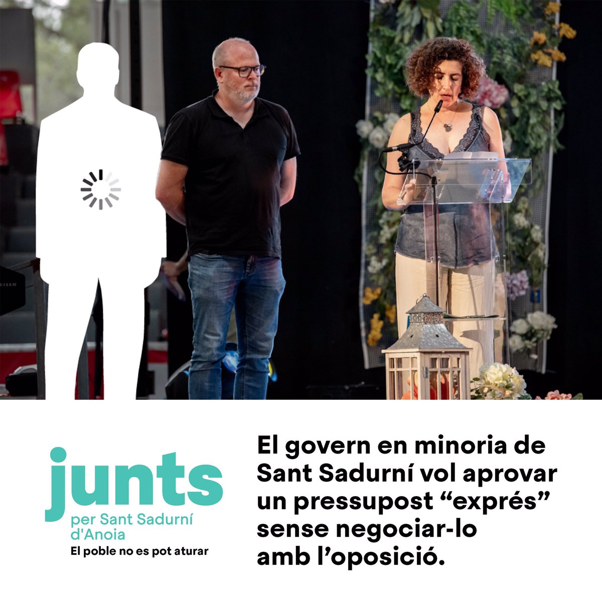 ❌ Lamentem que el govern municipal en minoria pretengui aprovar, aquest divendres, el pressupost per al 2024 sense haver-lo negociat amb els partits de l'oposició i només 4 dies després d’haver-los donat a conèixer, tot i que venen el diàleg com a mostra de la seva forma de fer.