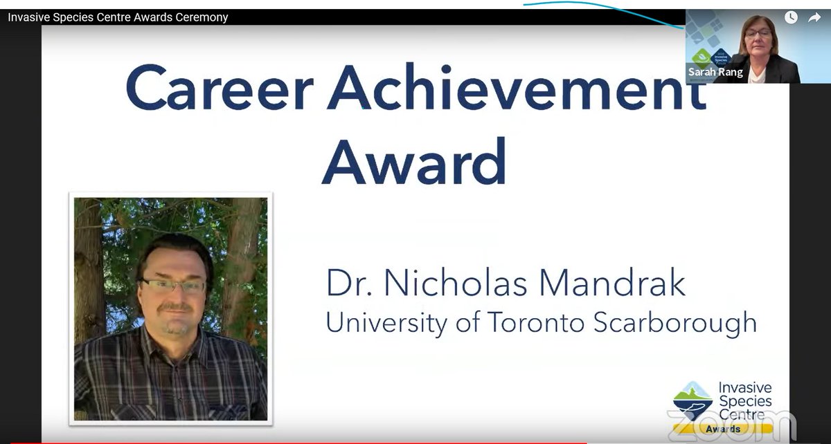 Congratulations to my mentor Dr. Nick Mandrak!!