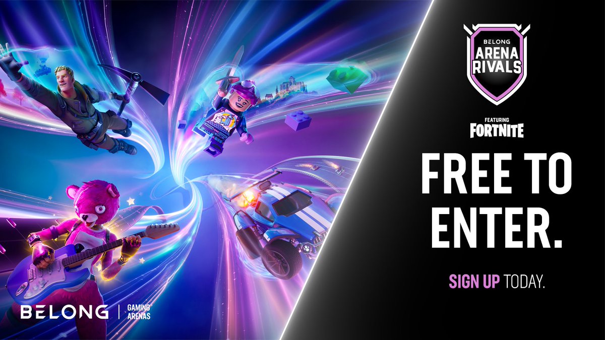 📝 LAST CHANCE TO SIGN UP 📝

Compete in Fortnite Arena Rivals at Belong!
📅 Friday 16th February
⏰ 17:00 - 20:00
💸 Free to enter
📍 Participating Belong Arenas

Sign up 👉 bit.ly/3UHT3qh