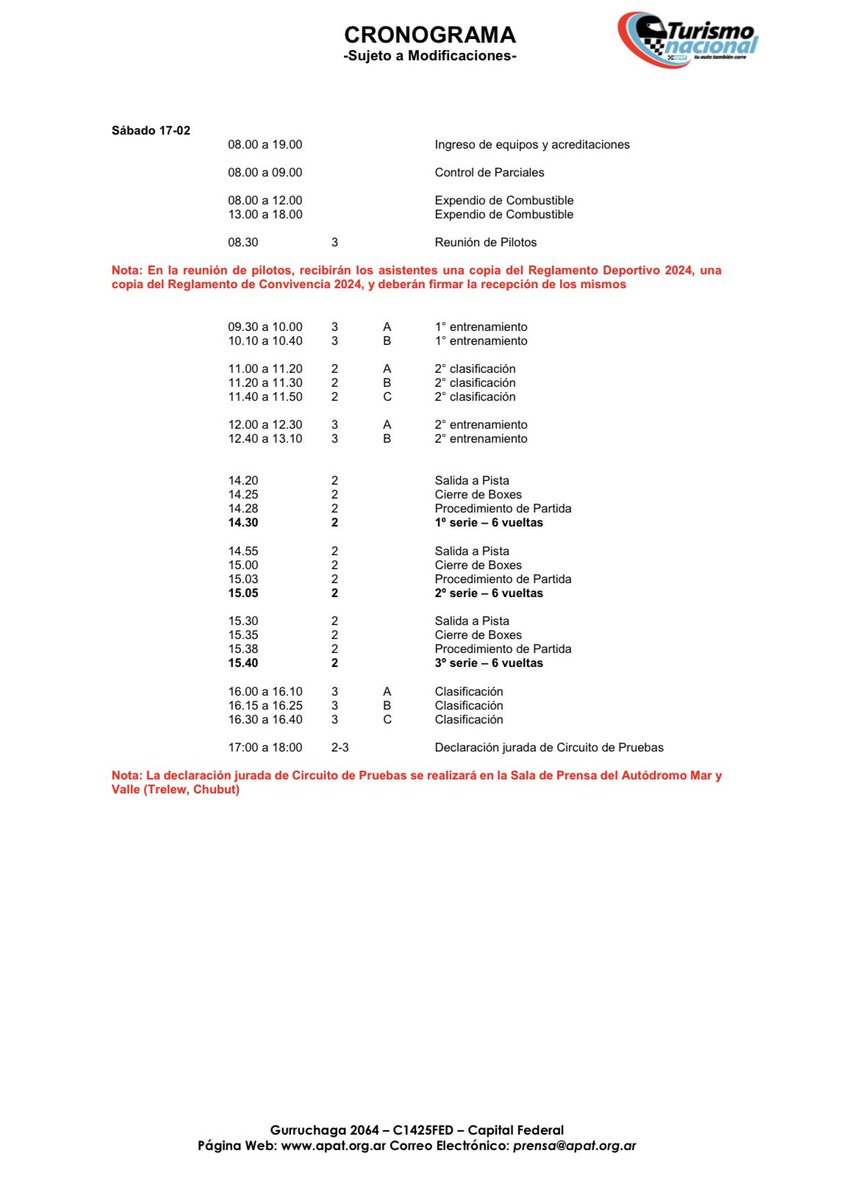 Horarios del finde❤️