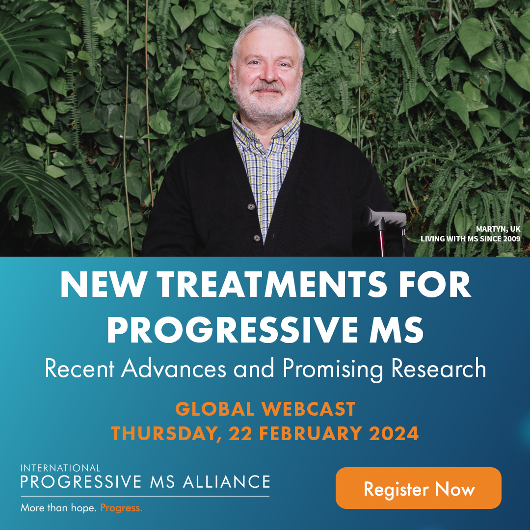 It's exactly a week until @MSIntFederation upcoming global webcast on new treatments for progressive MS Our Head of Research Clare Walton will be there talking about Octopus, our multi-arm, multi-stage trial for progressive MS 📅 Thurs 22 Feb 🕒 3pm ➡️ mssoc.uk/3OsI4Nu