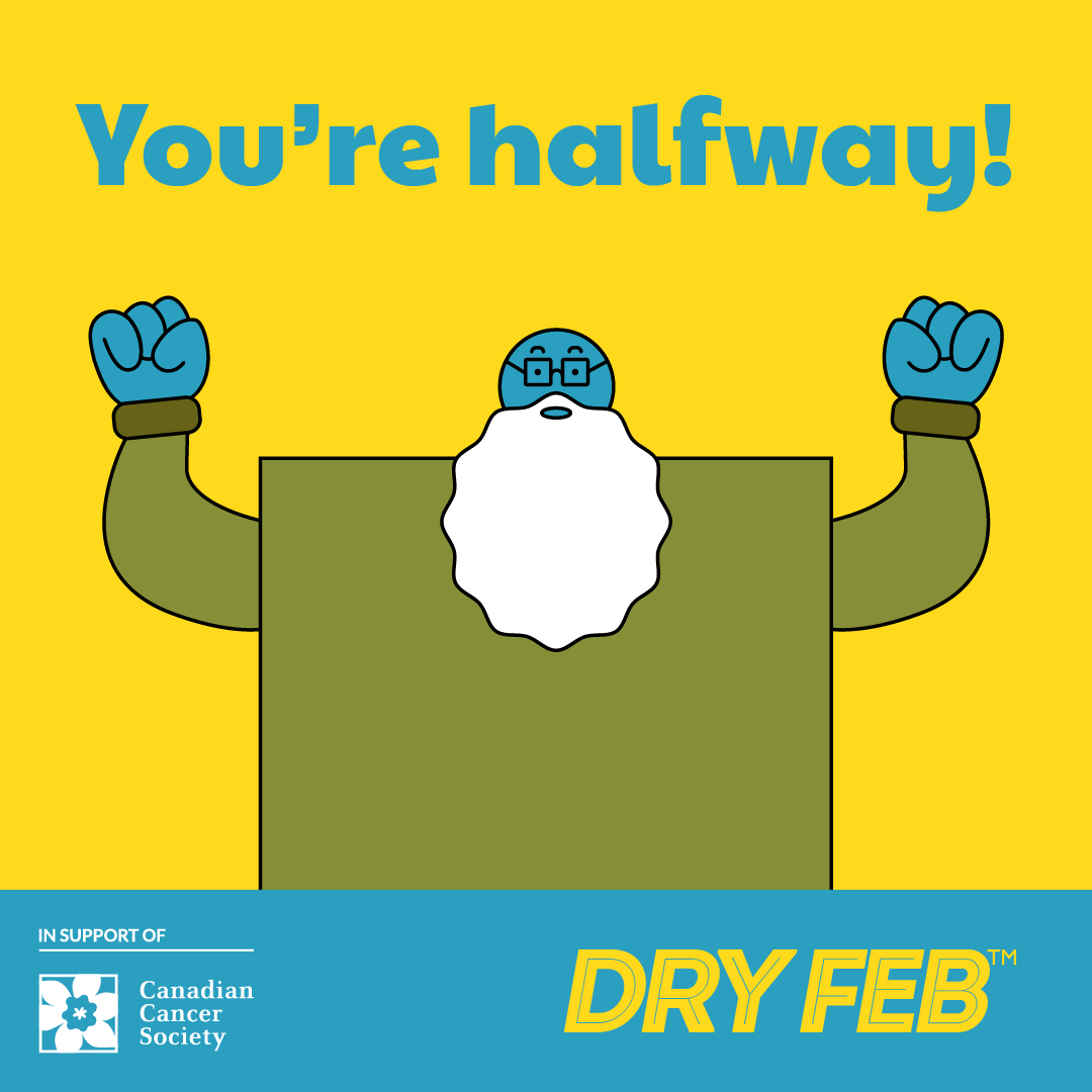 You're over halfway through Dry Feb now!

Previous participants report feeling positive changes such as a clearer head, better sleep, and more energy 😎

Are you feeling any benefits within yourself? Let us know in the comments