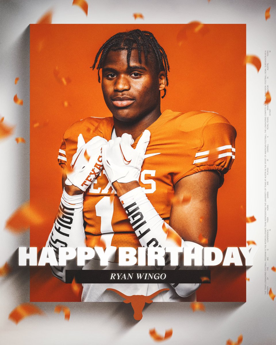 Happy Birthday, @_Ryanwingo1 🥳🎉 #HookEm