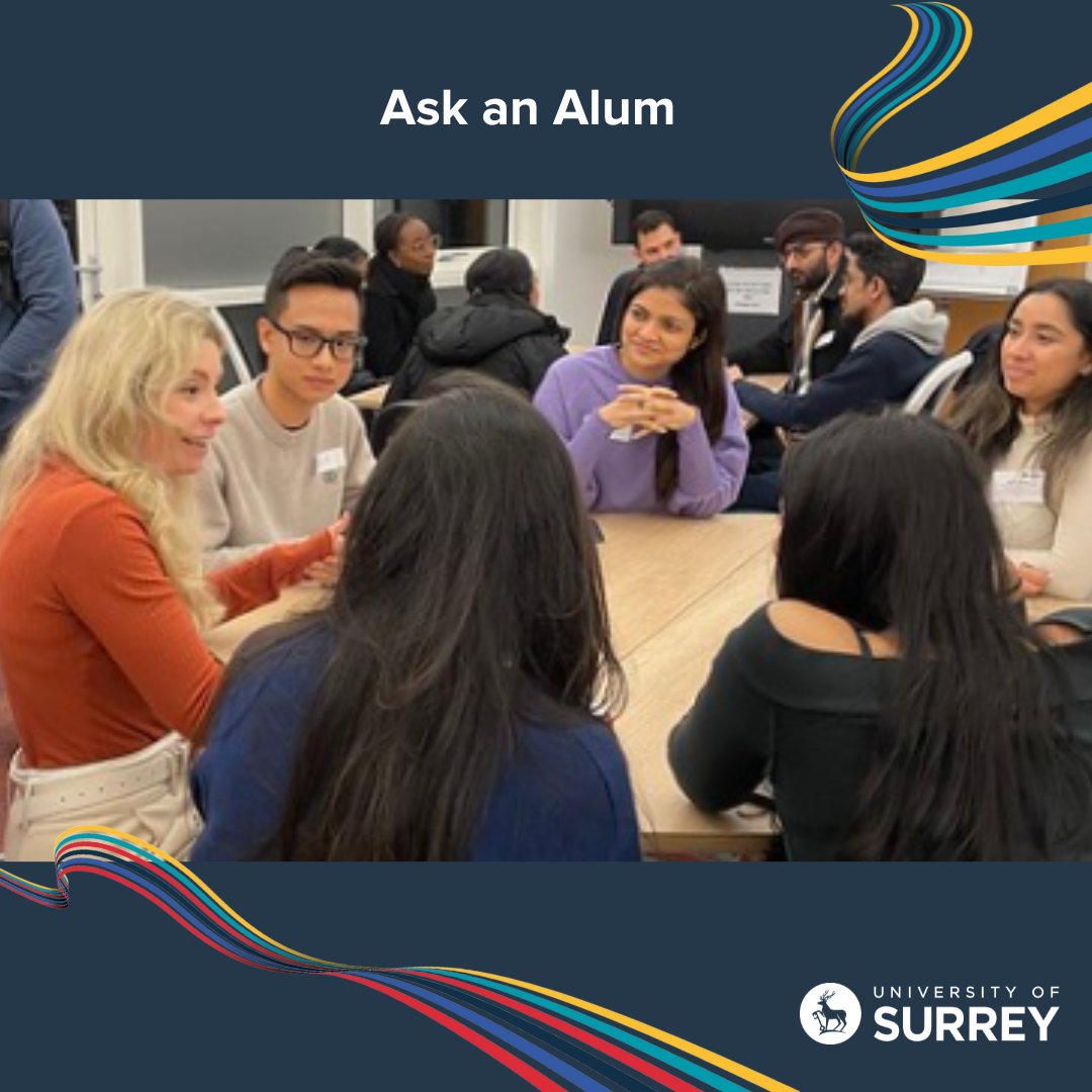 A huge thank you to our Surrey Business School graduates who shared their career experience and advice with our current students at the SurreyConnects Ask an Alum event on Monday. If you are a Social Sciences or Law graduate, you can get involved here: forms.office.com/e/LjVnfKQULA