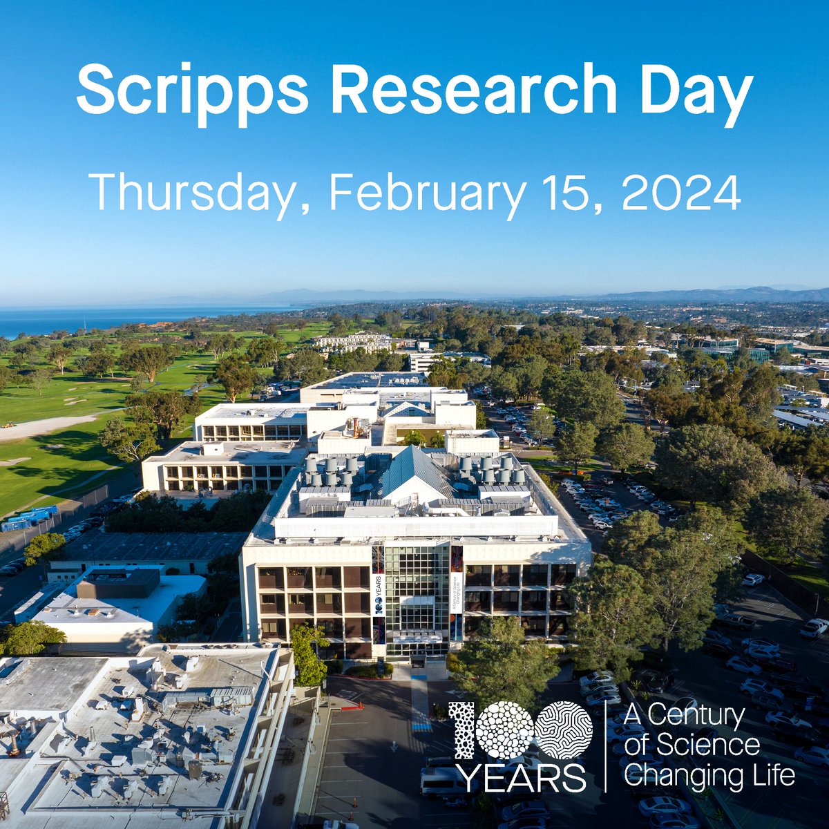 The City of San Diego declares today 'Scripps Research Day' in honor of the institute's century of discoveries into life-saving medicines, as well as for its influential force in shaping the local bioscience community. Learn more: 100.scripps.edu