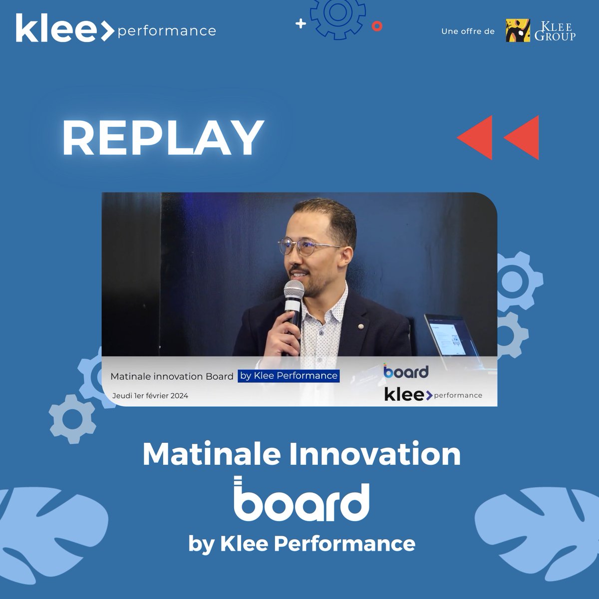 💡 La Matinale Innovation <a href="/BoardSoftware/">Board International</a> by Klee Performance, c'est déjà fini !​

Retrouvez le replay !
- ​Introduction​
- Table ronde de nos clients <a href="/CarrefourFrance/">Carrefour</a> et <a href="/SNCFVoyageurs/">SNCF Voyageurs</a>
- Q &amp; A
- Démonstration de la solution Board​

📌 kleeperformance.fr/blog/replay-ma…