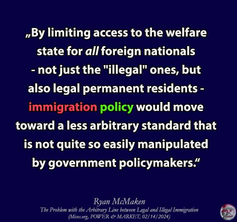 #RyanMcMaken #Migration #Immigration #WelfareState