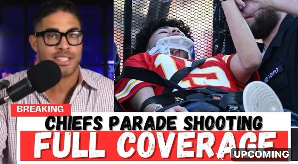 SHOTS FIRED at Chiefs Parade | WATCH LIVE now 10am with Brandon Mason 🎙️ #nfl #chiefs 

youtube.com/live/Rzk0HOrNs…