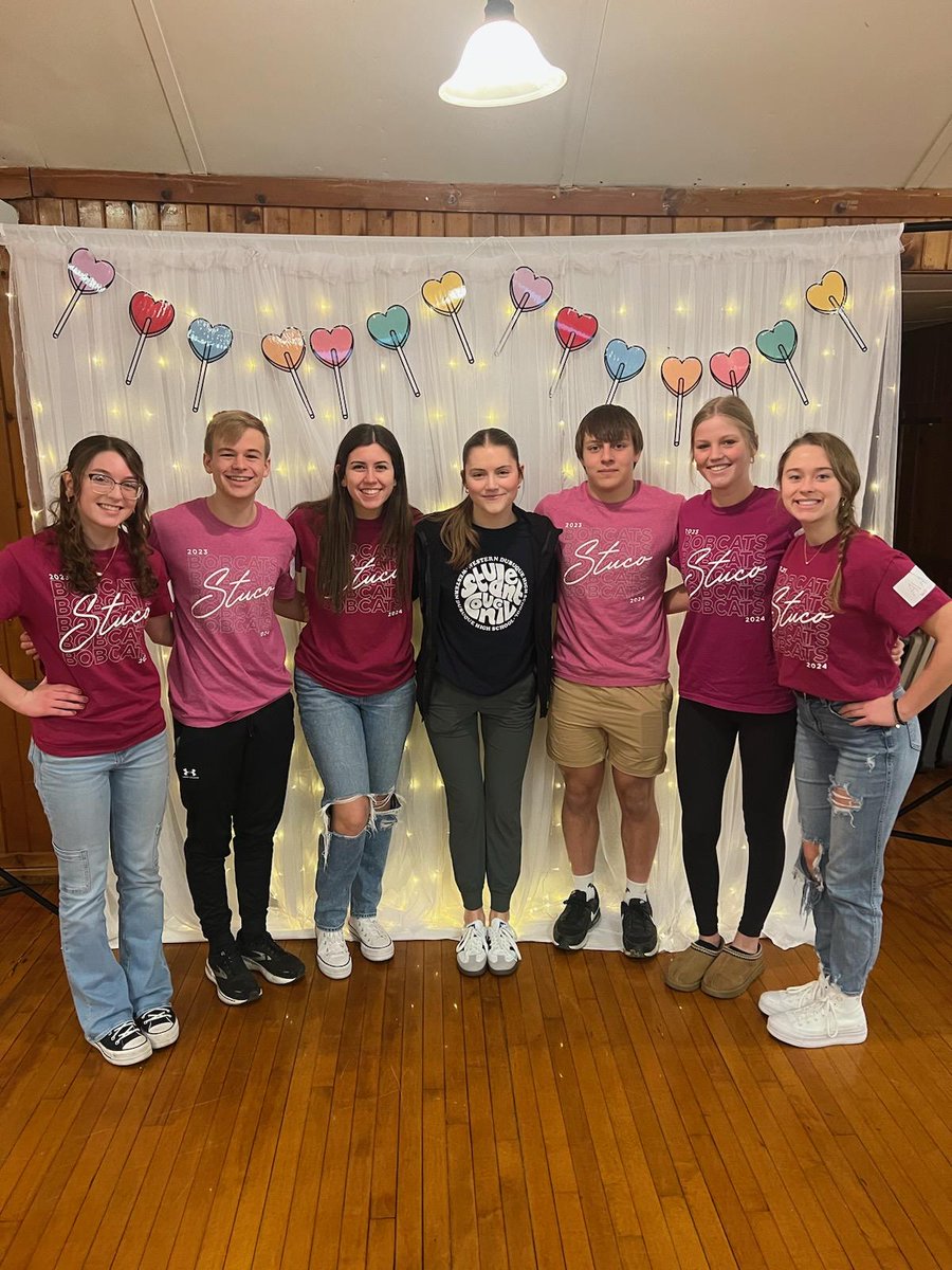 Student council members ready to start the day at the Cascade Lead with Love Leadership Conference.  <a href="/tlownAD/">Tyler Lown</a> <a href="/wdbqschools/">Western Dubuque CCSD</a> <a href="/WestDubNation/">Bobcat Nation</a> <a href="/WesternDubuque/">Western Dubuque WDHS</a>