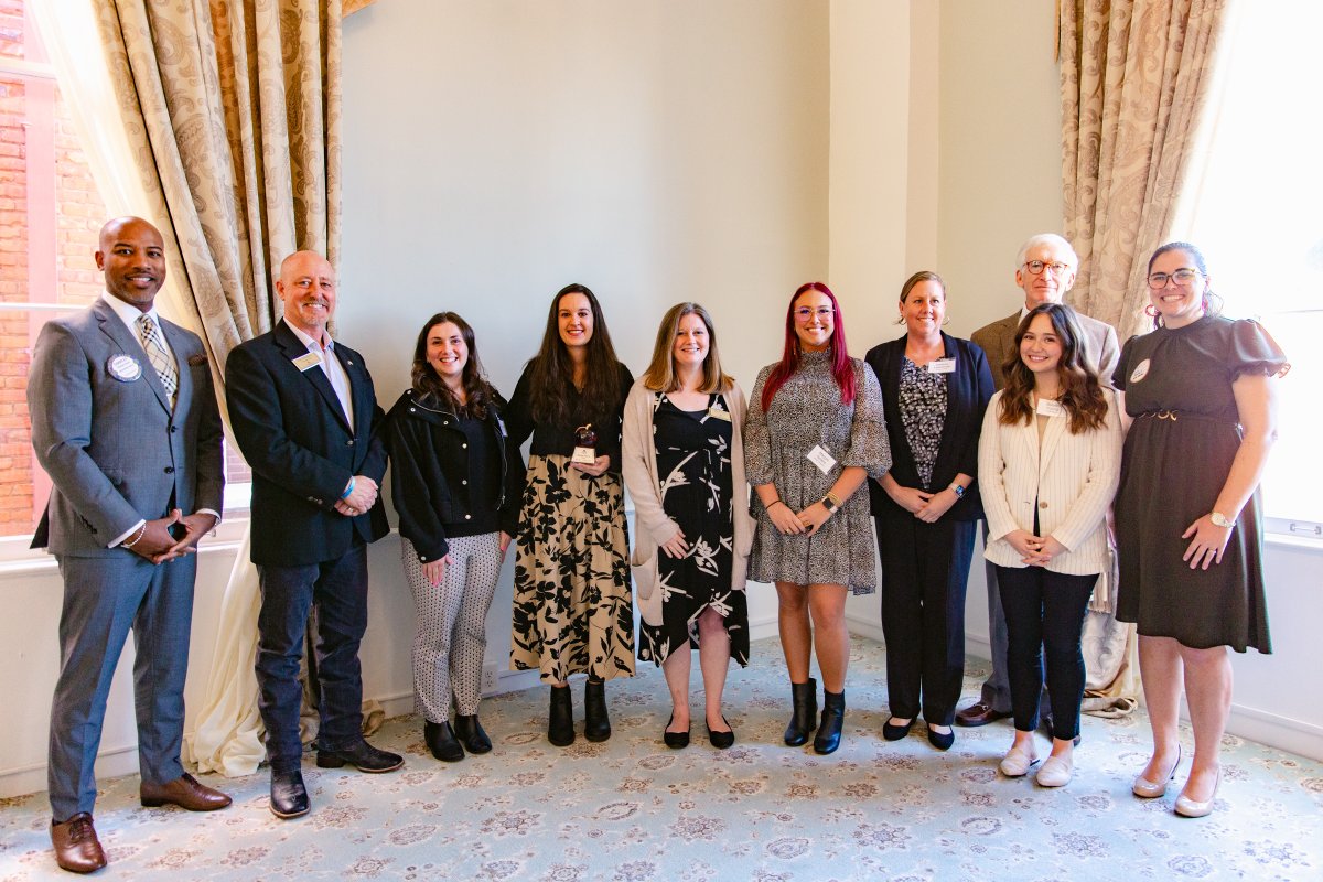 Congratulations to our 2024 Rookie of the Year Devin Pierce, a third-year EC teacher at <a href="/gregory_elem/">The International School at Gregory</a>! We are so proud of all of our beginning teachers for their contributions and drive, and thankful for the <a href="/WilmRotaryClub/">Wilmington Rotary</a> for this partnering in this award.