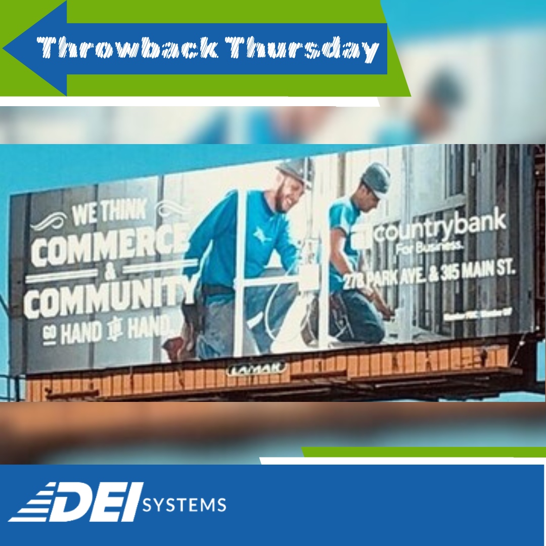 DEI_SYSTEMS_GO's tweet photo. Throwing it back to the moment when our very own Cody Smith graced the good people driving along RT 290, presented on a Countrywide Bank billboard.  

#TBT #MemorableMoments #DEIsystems https://t.co/wW6SavRT41