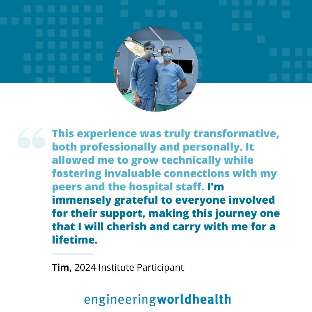 Don't miss out on this life-changing opportunity! 🌍 Applications to join EWH on the ground in Guatemala or Uganda are due TODAY at 11:59 PM EST - it's not too late to apply! 

➡️ Find details and start your application at buff.ly/3jTQT6S