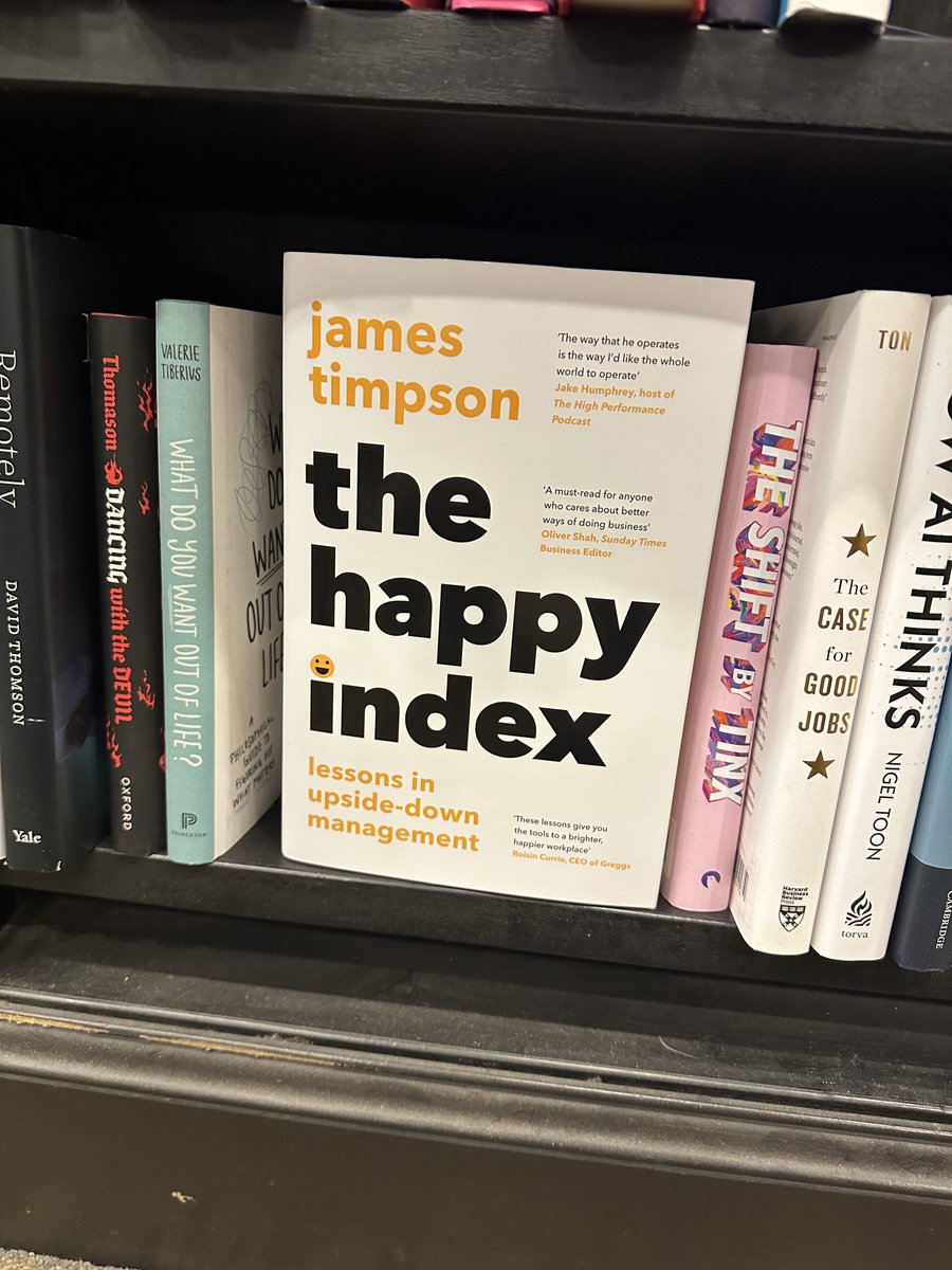 The day is finally here! The Happy Index is officially available to purchase from all good book shops. It was very strange seeing my book on a shelf in Waterstones yesterday! If you want to order a copy online go to amazon.co.uk/Happy-Index-Le…