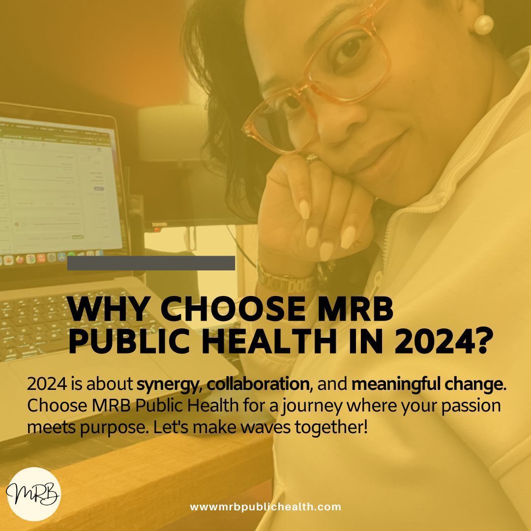 MRBPublicHealth's tweet photo. 🤝 Why Choose MRB Public Health in 2024?
✨ Community Wellness Champion: Building healthier communities, one step at a time.
✨ Health Equity Warrior: Fighting for inclusivity in health.
✨ 🤰 Health Advocate: Elevating🤰 well-being to new heights. Mothers are the 🔑. https://t.co/cL557rwgcC