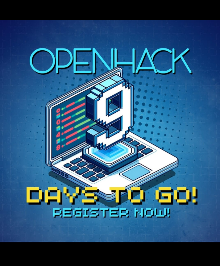 AjayTamboli13's tweet image. Register Now

openhack2024.tech

@MLVTECBhilwara #openhack2024 #mlvtec 
#codekar