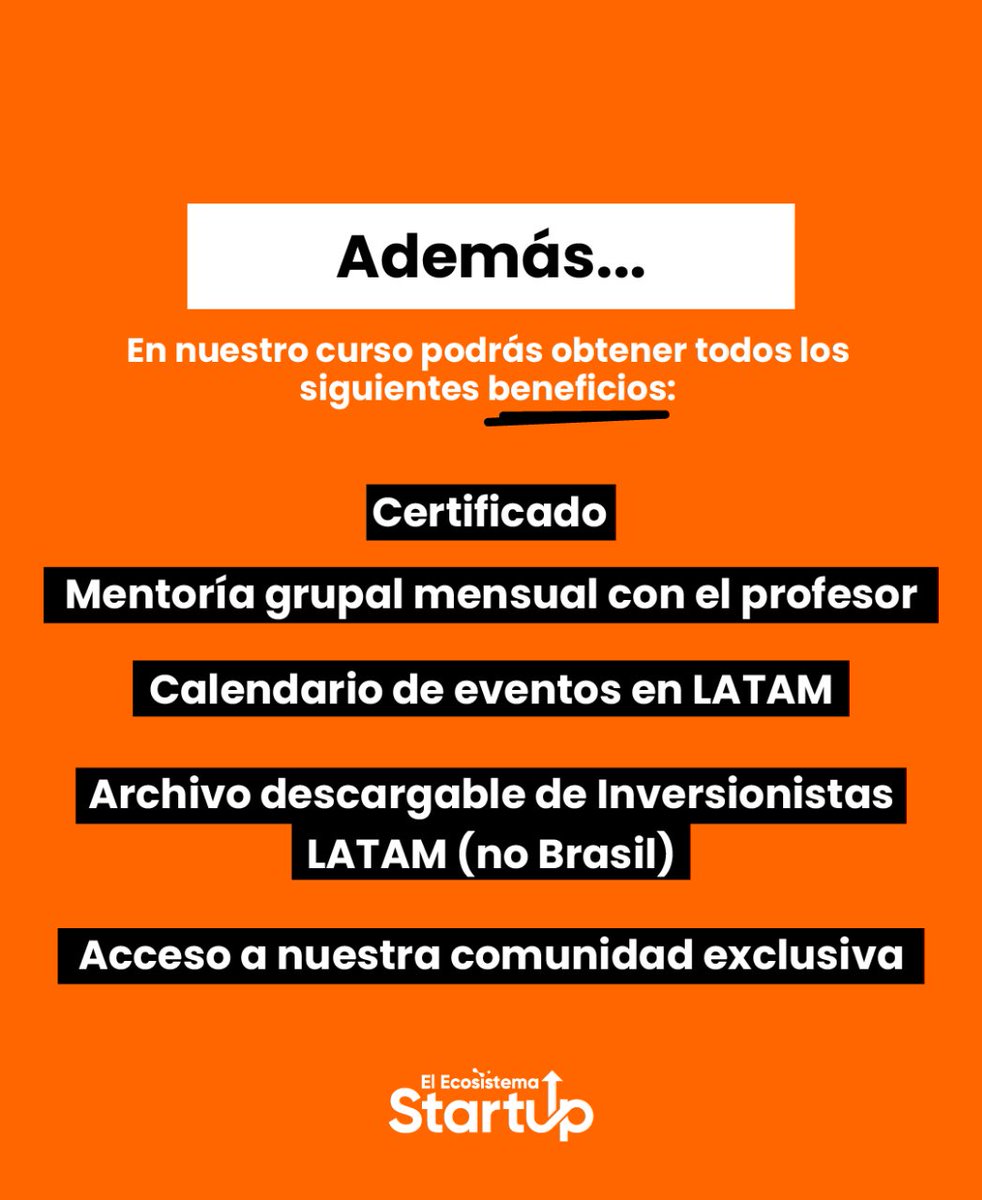 El Ecosistema Startup tweet media