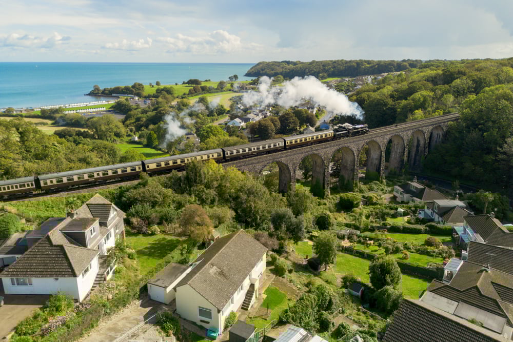 We're very excited to share the 2023 External Photo of the Year winner at the National Property Photography Awards! What a stunning photo capturing the amazing views - and the timing of the steam train just tops it off. Shot taken for Connells in Paignton.