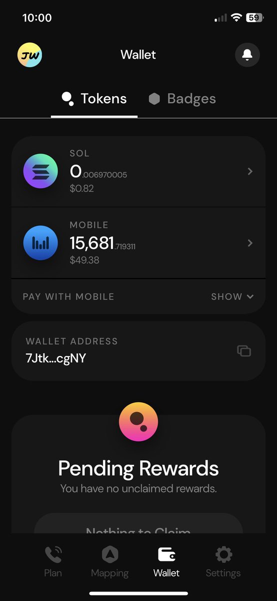 JDRoyalty's tweet image. January paid for 3 months of service just from mapping on @helium_mobile. 

February already attained $49 worth of $mobile. 

This is the future 6 months of 5G phone service paid for already from daily activity and movement. 

What are you doing? 

#phone #cryptophone