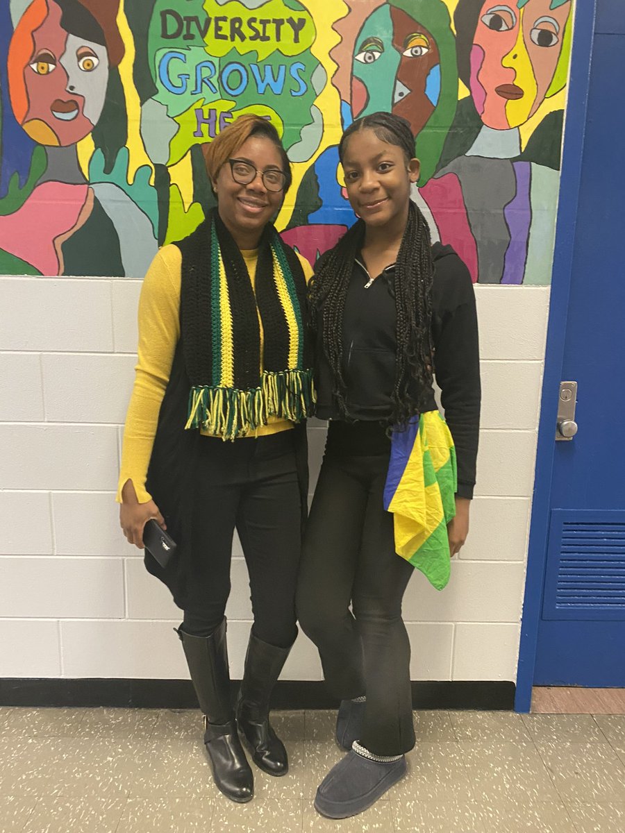 EFMS repping some of our cultures for Respect For All Week🇬🇾🇯🇲🇺🇸🇭🇹
