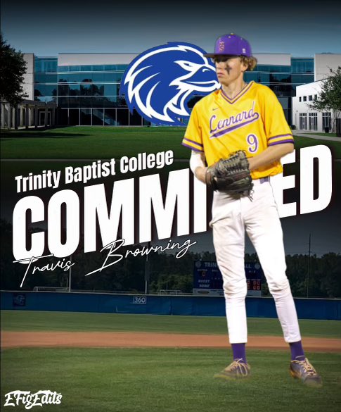I’m very excited to announce my commitment to trinity baptist college first I would like to thank god for giving me this opportunity aswell as my coaches especially coach vic. Huge thank you to my dad for getting me to the position I am in today. #commited