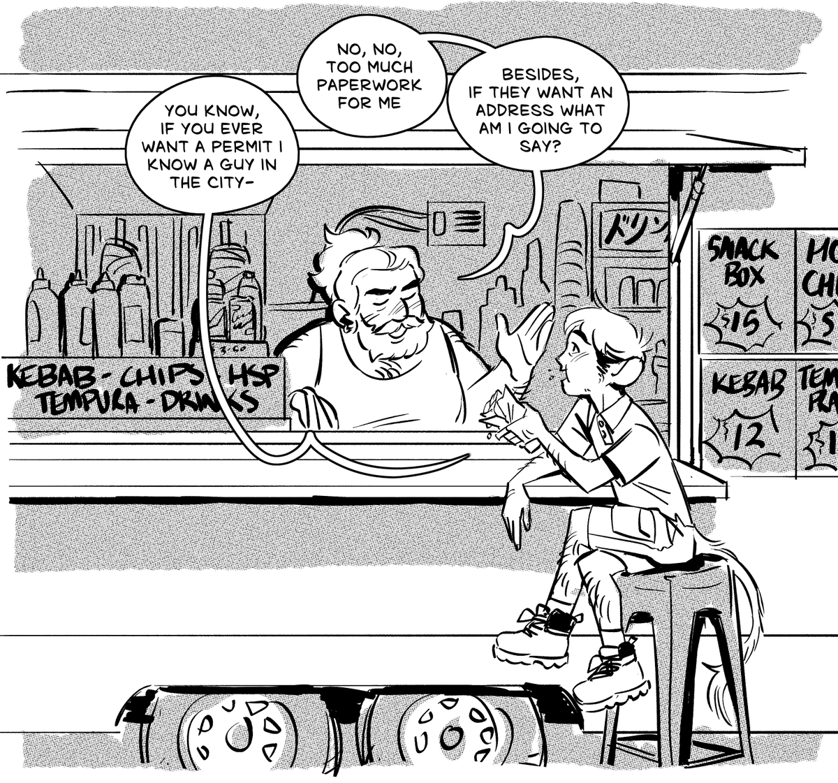 modern au but set in brisbane. is this anything #dungeonmeshi #deliciousindungeon