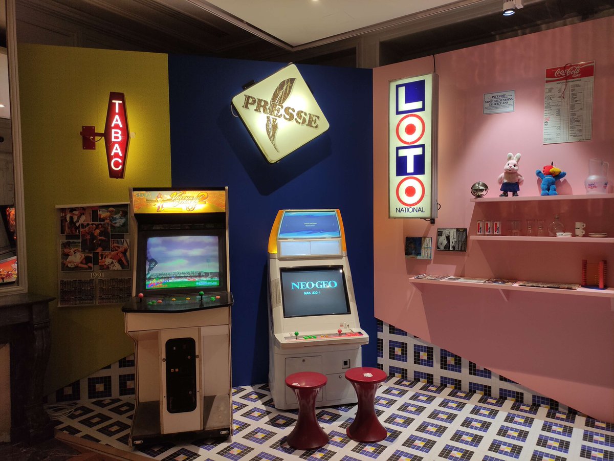 Voici en avant première quelques photos de l’expo Insert Coin sur l'histoire des machines de jeu à pièces du 01/03-30/06 à la <a href="/MonnaieDeParis/">Monnaie de Paris</a>
L’asso exposera entre autres une magnifique Computer Space qui trônera à l'entrée de l'exposition et une superbe table cocktail Pong🙀
1/2