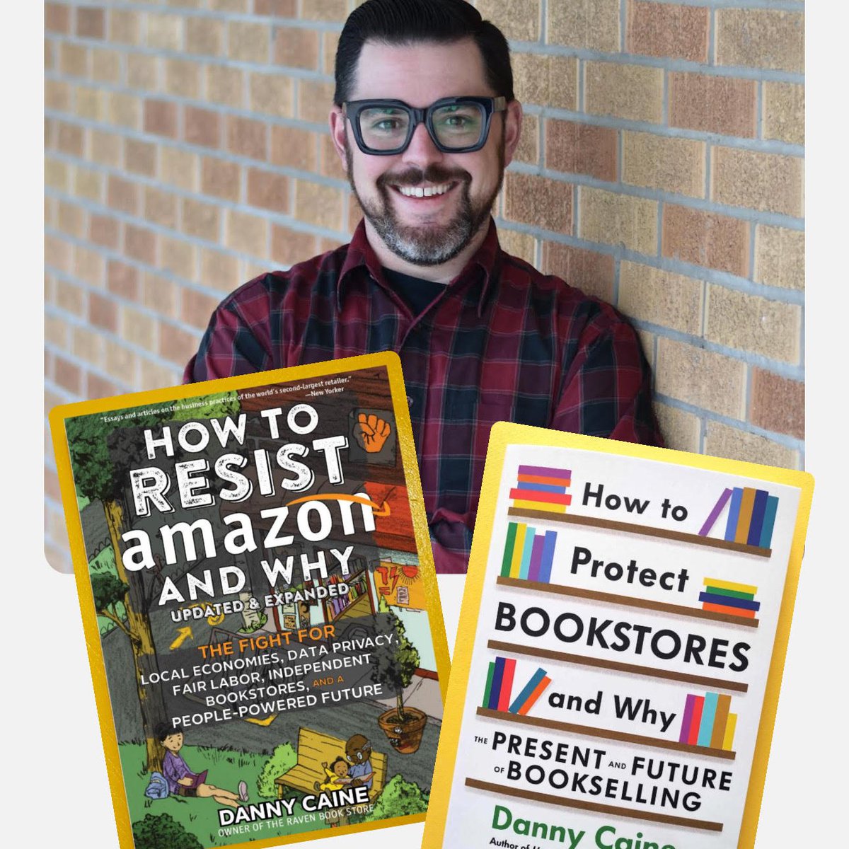 Next week, Small Business Rising coalition coordinator Lauren Gellatly (@ilsr) will interview 'How to Resist Amazon and Why' author & @ravenbookstore co-owner Danny Caine at the Good Business Summit in Charleston, SC. Head to your local bookstore to grab copies of Danny's books!