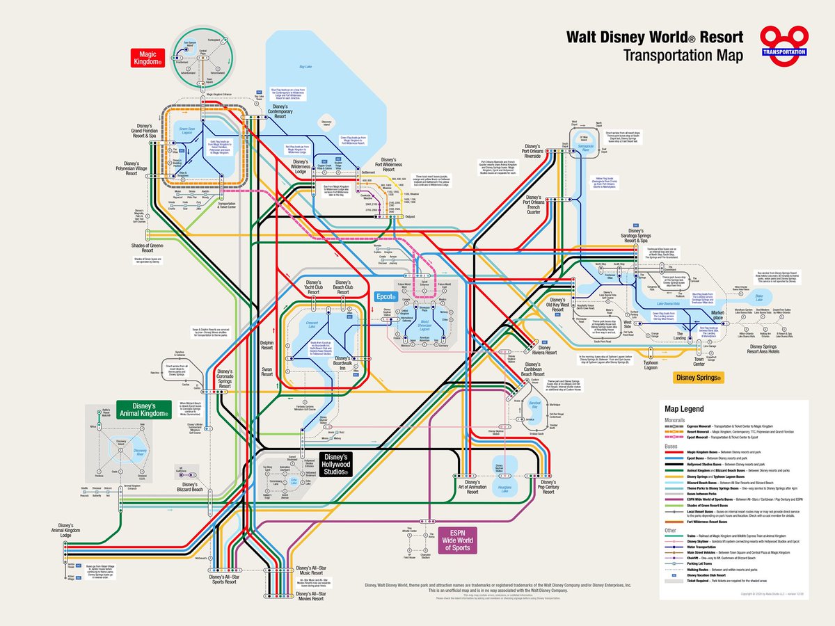 A casual reminder that Disney World has a far bigger transit system than the Orlando, Tampa and Jacksonville metro areas.