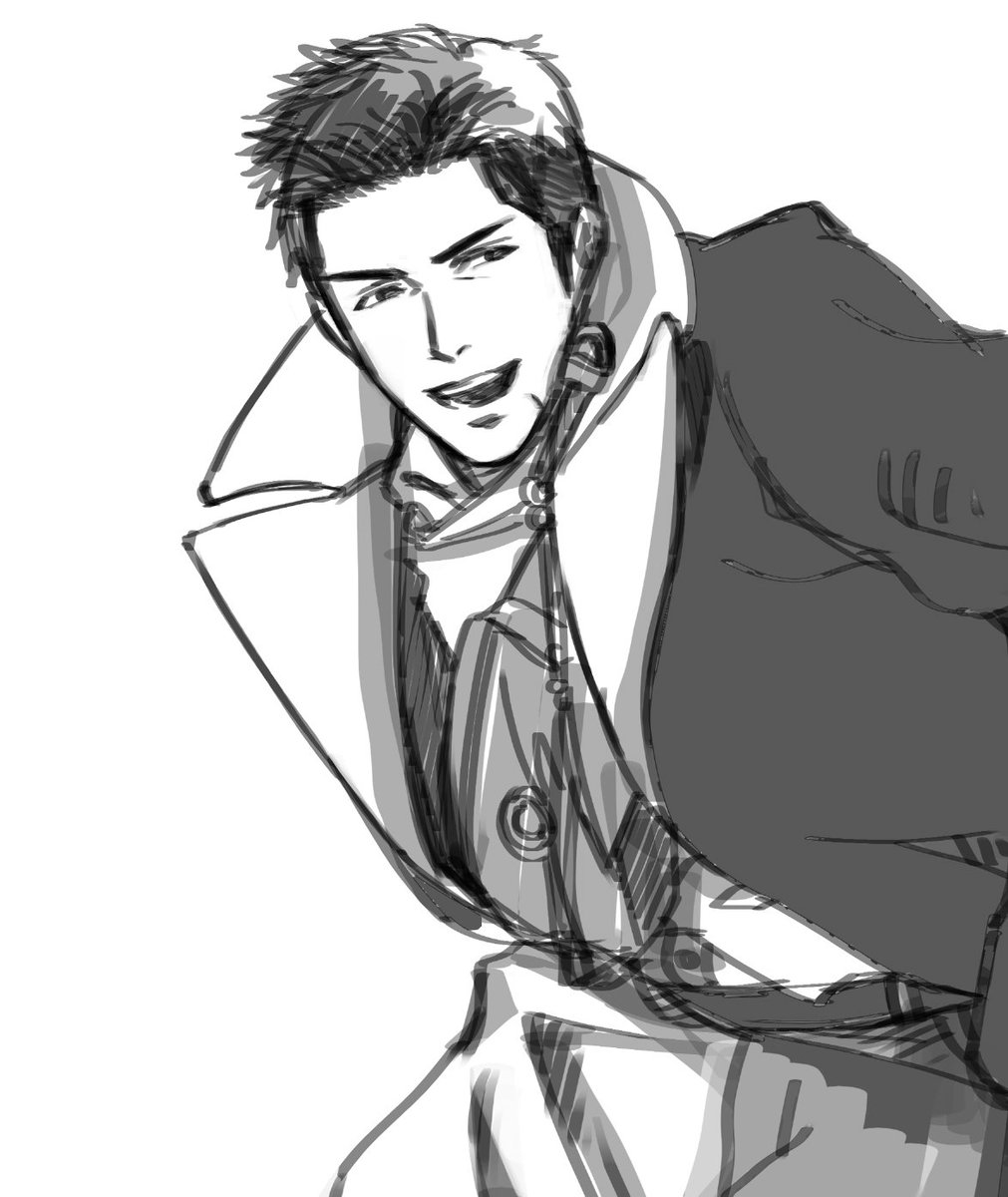 대턔 크로키방 숙제중인데 데만이 테섭이 얼굴로 크로키 하니까 은근히 공들이게 되네.... ...