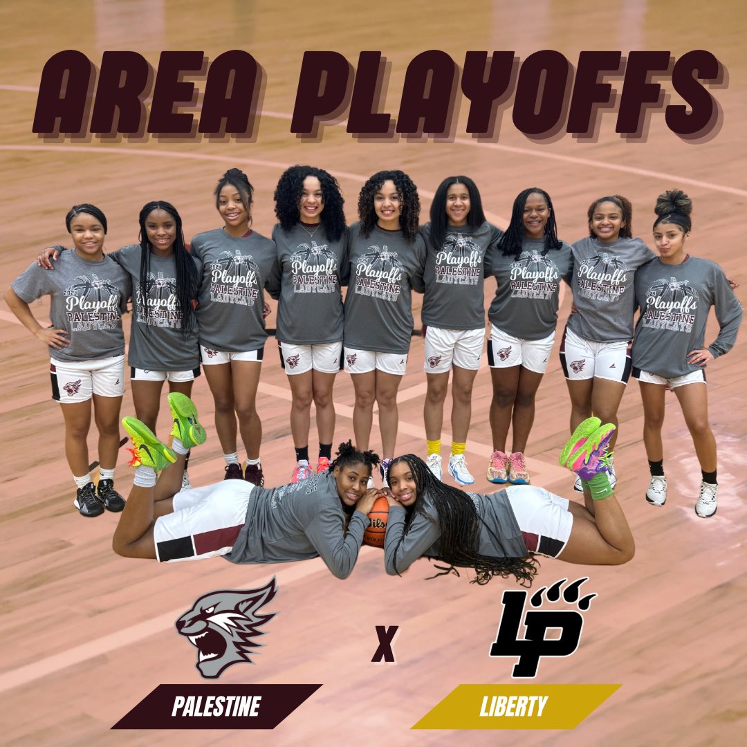 danielnichols83's tweet photo. 🚨 Area Playoffs 🚨

🆚 Liberty Panthers 

🗓️ Friday, 2/16/2024

⏰ 6:00pm

📍Lufkin High School 

🎟️ $6 &amp; $4

@TXHSGBB @BrandonOSports @TZHCoverssports @palestine_isd https://t.co/kFIKPuTJAJ
