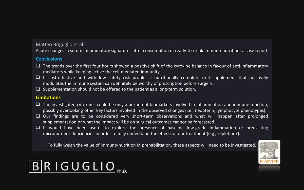 Immuno-nutrition before spine surgery for scoliosis?

Read our case report investigating acute molecular features: sciencedirect.com/science/articl…
#dietitian #prehab #orthopedicsurgery