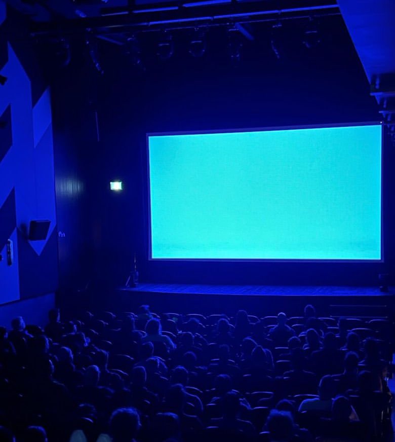 Feel incredibly lucky to have been able to see Derek Jarman’s “Blue” as part of Queer Cinema Club at Paradise Theatre. Opened with an achingly beautiful letter from Tilda Swinton to the audience. What a way to spend Valentine’s Day.