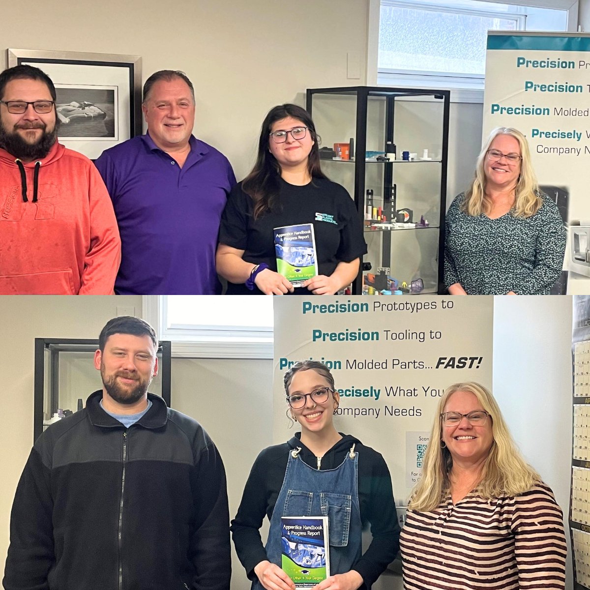 Let's give a big round of applause to Tabitha Lee and Dalyla Lopez. Tabitha recently signed up for the state of CT pre-apprentice program and Dalyla is our newest Mold Maker Apprentice! We at Stelray could not be more proud of these accomplishments!